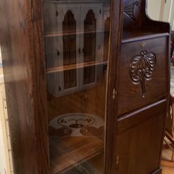 Antique Stationary Hutch Cabinet
