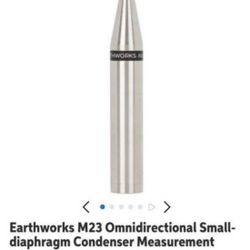 Earthworks M23 Omnidirectional Small-diaphragm Condenser Measurement Microphone.
