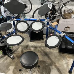 Electronic Drum Set, Amplifier, And Snare Drum