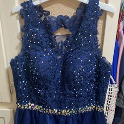 Navy Blue Dress