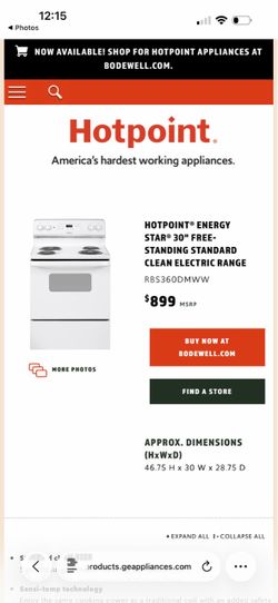 Electric range