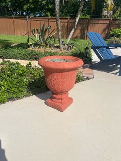 Large Terracotta Stone Urn Planter