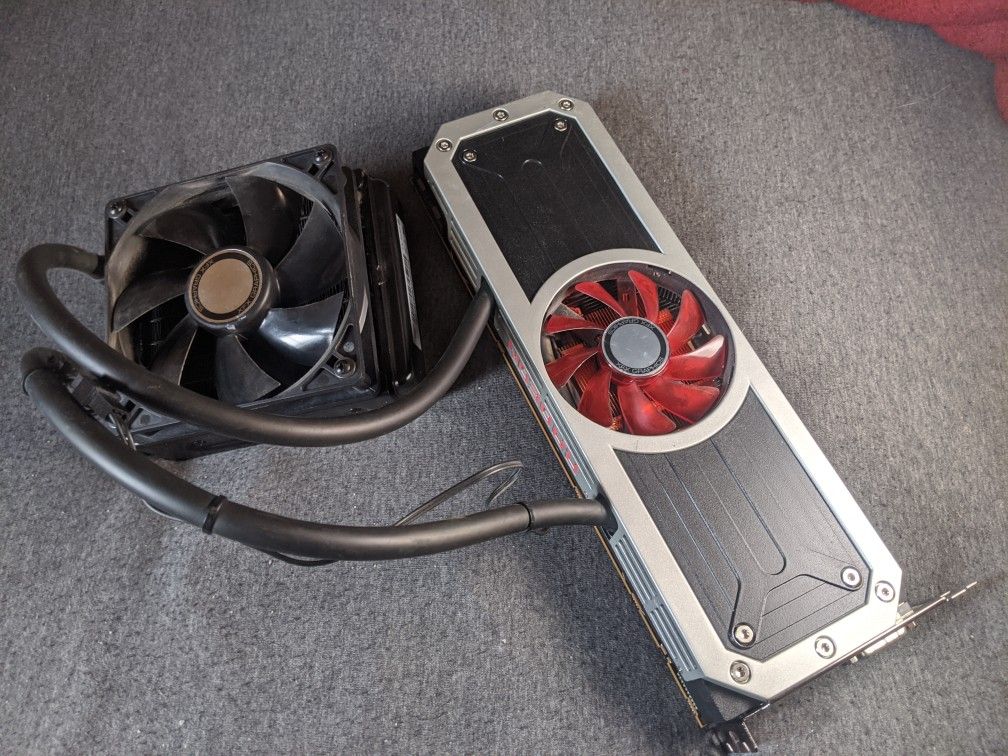 AMD R9 295x2 GPU Good Condition!