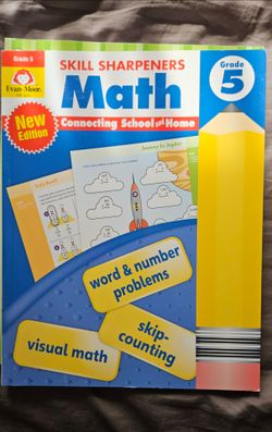 Grade 5 Math Evan Moor Workbook Homeschool curriculum