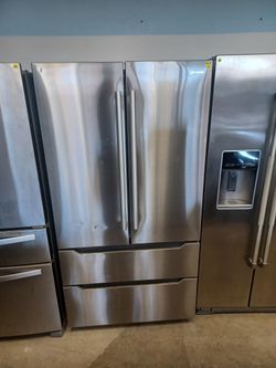 Verona Stainless steel french door 4 door refrigerator Counter Depth