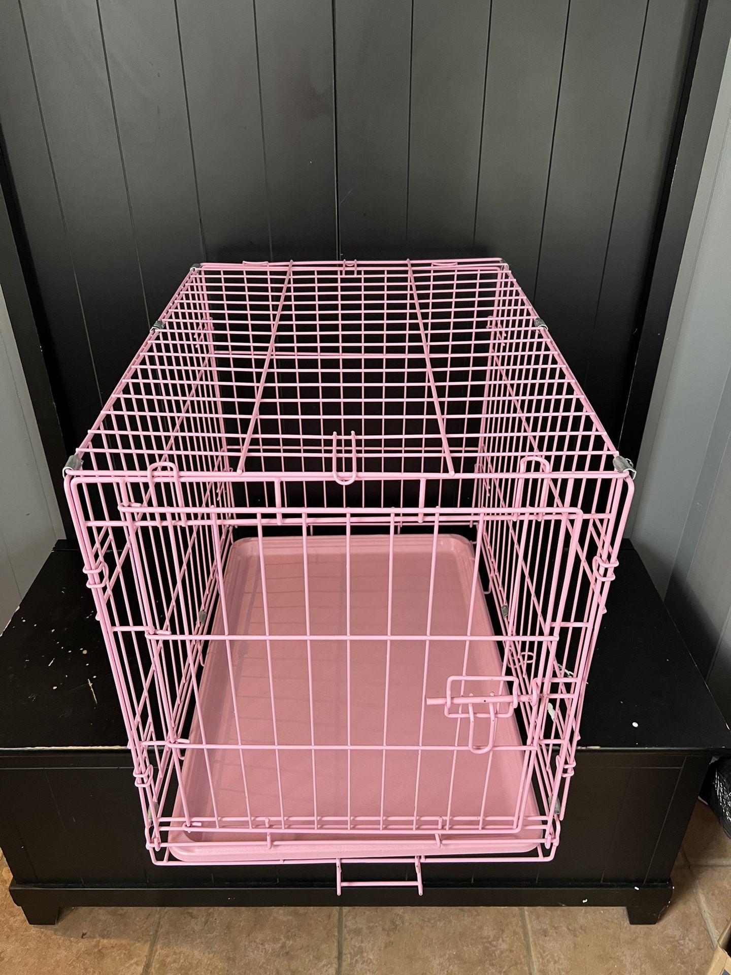 Small Pink Dog Kennel