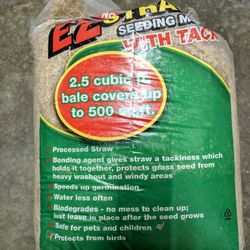 EZ Straw-Seeding Mulch with Tack