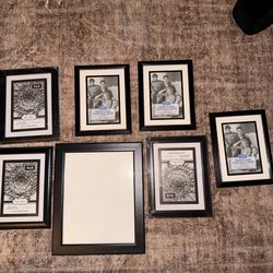 Set of 7 NEW Black Picture Frame Bundle