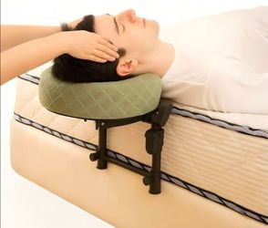 Massage Headrest for Bed, Head Holder & Face Cradle with Face Down Pillow