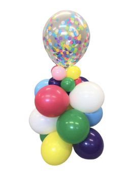 Confetti Balloon Columns