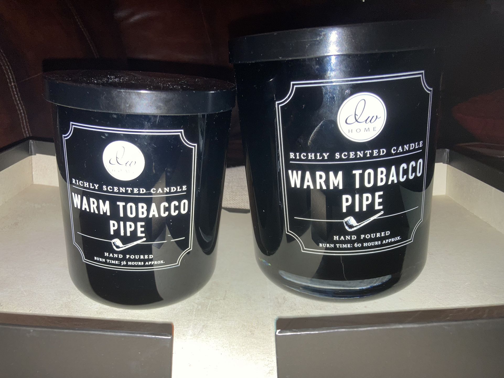 Tobacco Scented NEW Candles 