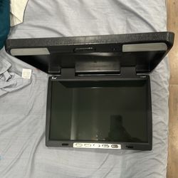 Flip tv for ceiling inside the car