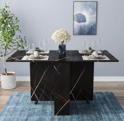Folded Dining Room Table