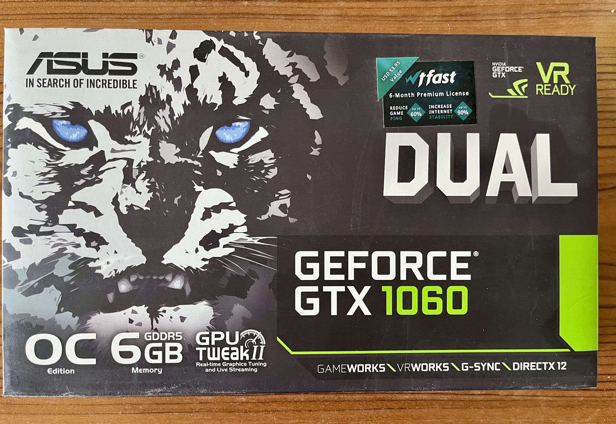 Nvidia GTX 1060 6GB Asus