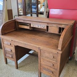 Roll Top Vintage Desk