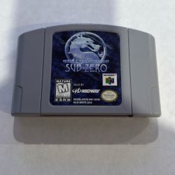 Mortal Kombat Mythologies Sub Zero. Nintendo 64
