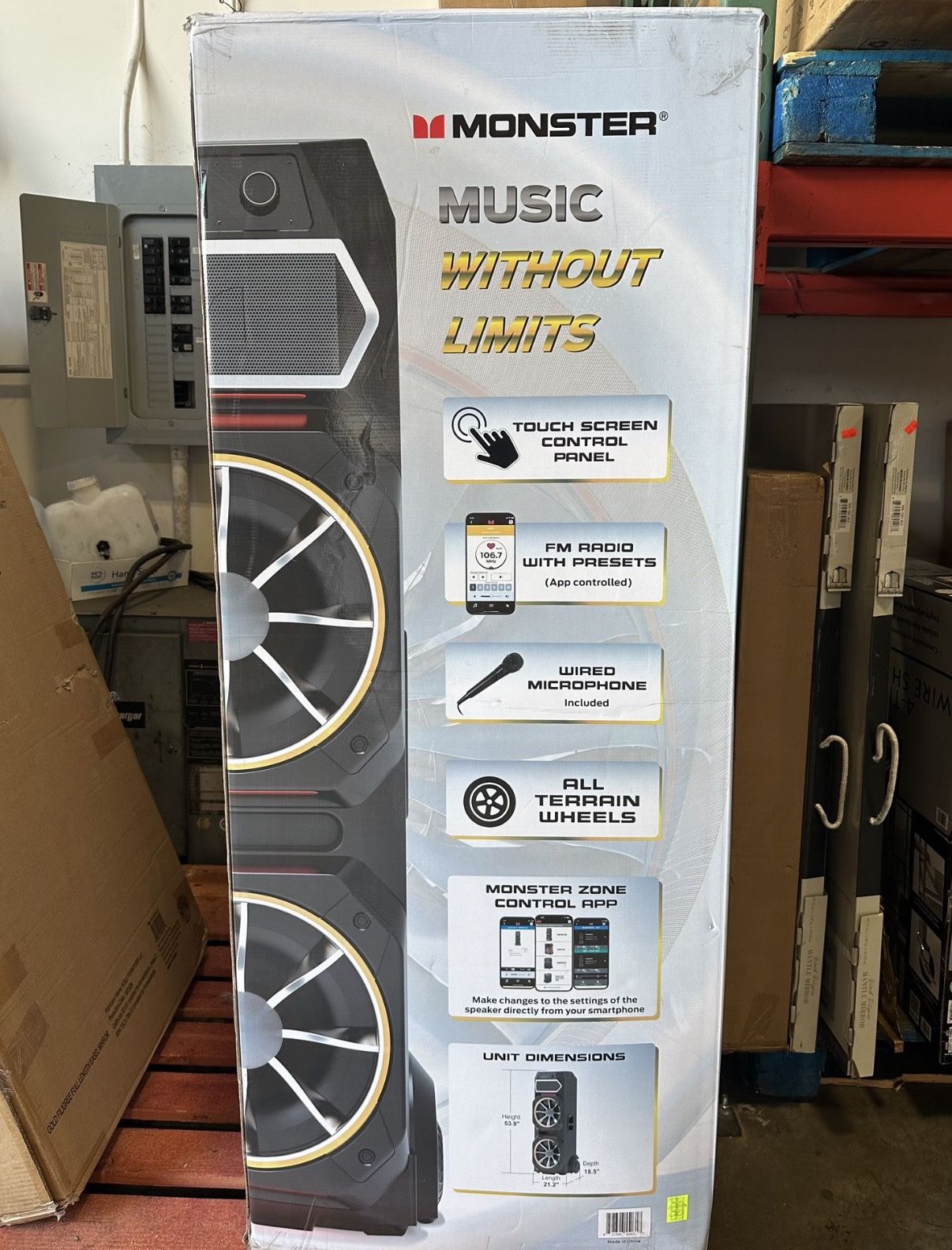 Monster GI30 High Power Bluetooth Speaker Brand New In Box