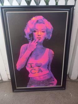 Framed Marilyn Monroe Pop Art Print