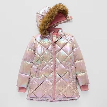 NEW SZ L or XL Winter Snow Jacket Girl Kid Youth Thereabouts Big Girls Heavyweight Parka