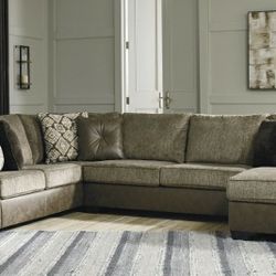 Abalone Chocolate RAF Sectional

