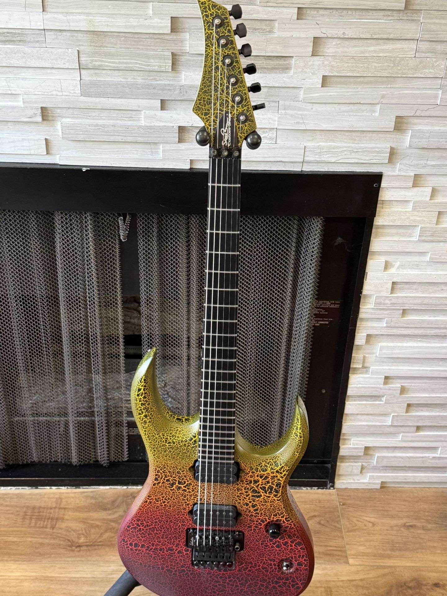 2023 NAMM Showpiece Siggi Braun Handmade Phoenix Crackle Custom Shop w/ original case and COA