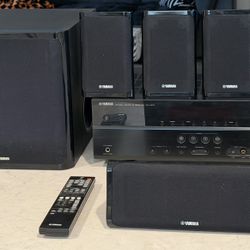 Yamaha Receiver And Subwoofer 