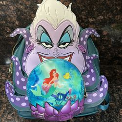 Loungefly: Disney Villains Scene Ursula Crystal Ball Mini Backpack