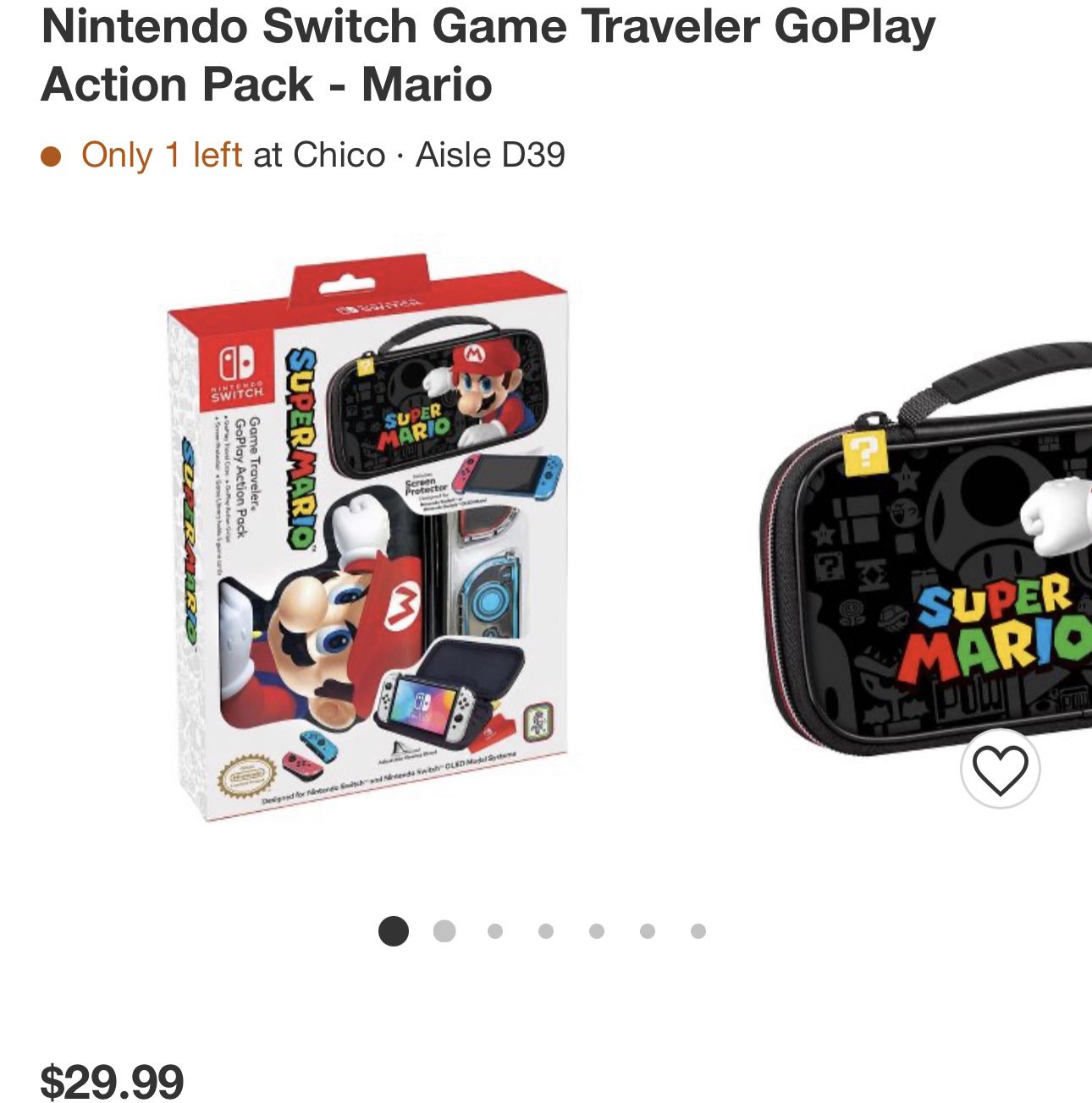 Nintendo Switch Game Traveler GoPlay Action Pack