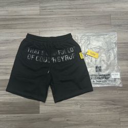 ALOCS Black Metallic Shorts (M-XL)