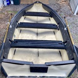 12' Porta-Bote folding boat with oars -4 passenger