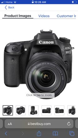 Excellent Condition Cannon EOS 80D