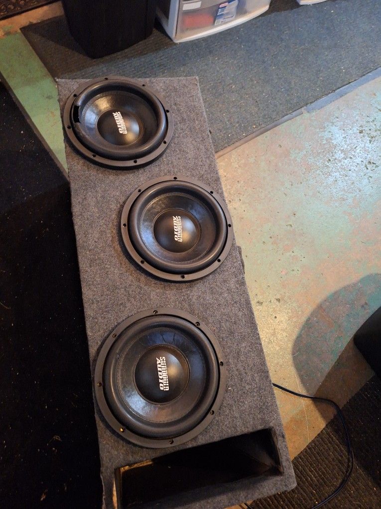 3 SA Classic 10 Inch Sundown Subs