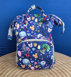 Disney Park Hopper Baby Diaper Bag/Backpack 15"×9"