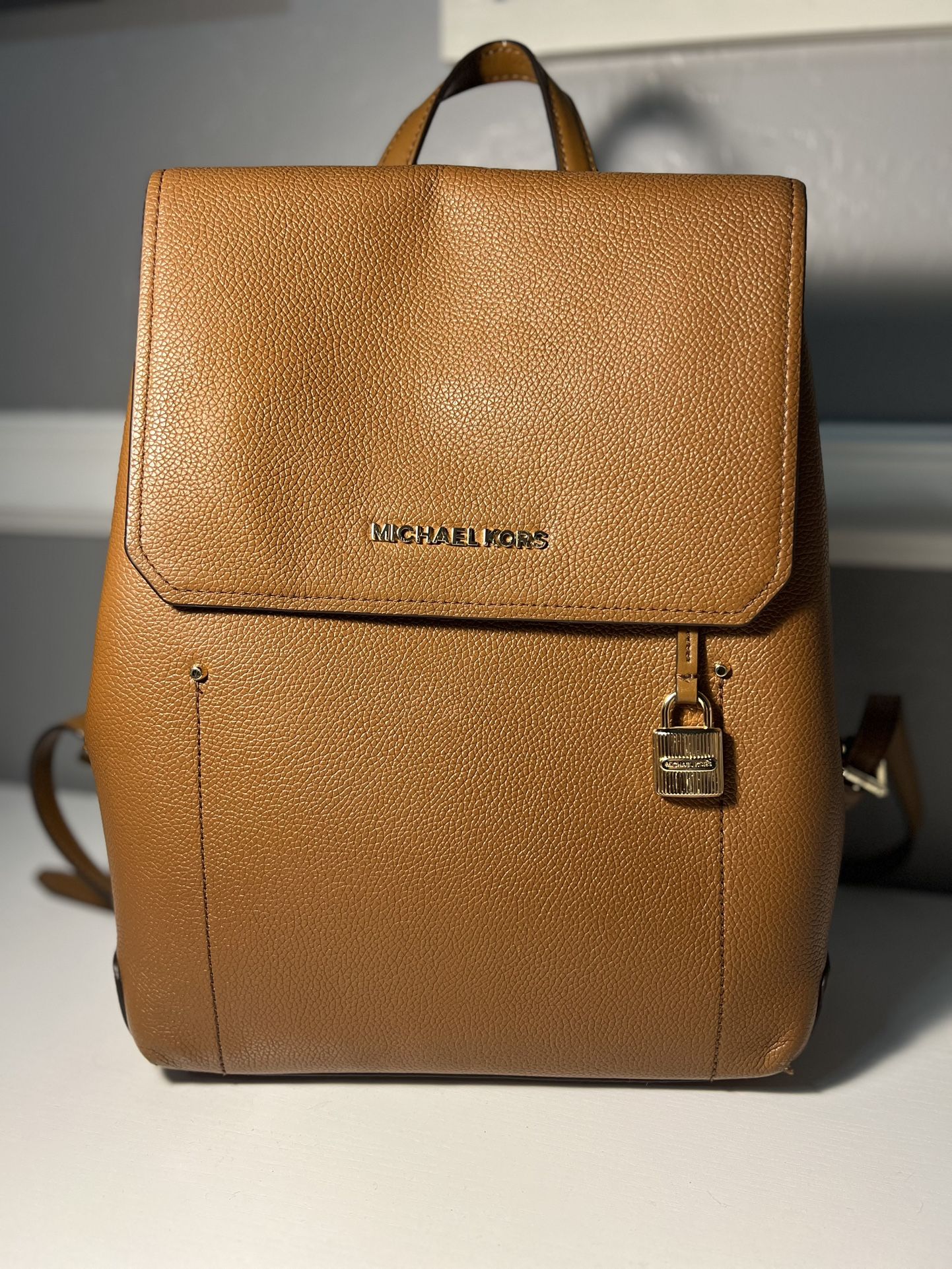 Michael Kors Hayes Leather Backpack