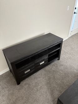 Wood TV Stand with Drawers