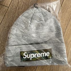Supreme New Era  Ash Grey Beanie