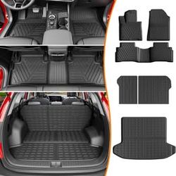 powoq All-Weather Floor Mats + Cargo & Backrest Mats for 2023–2026 Kia Sportage