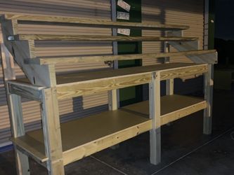 Multipurpose Heavy Duty Display Table / Storage Rack / Staircase Shelf - Indoor Outdoor Flea Market