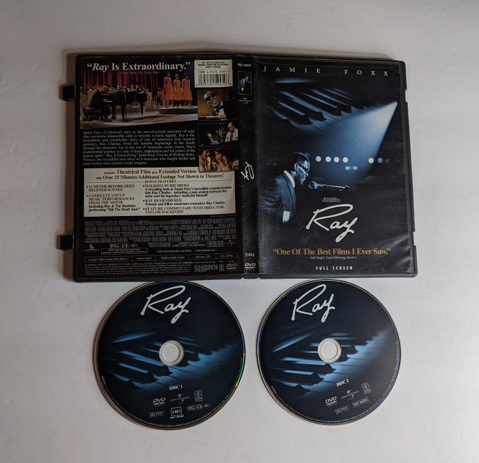 DVD Movie - Ray - Starring Jamie Fox 2 Disc Set