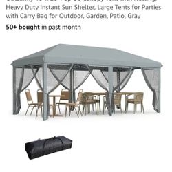 20 X 10 Out Sunny Pop Up Canopy 