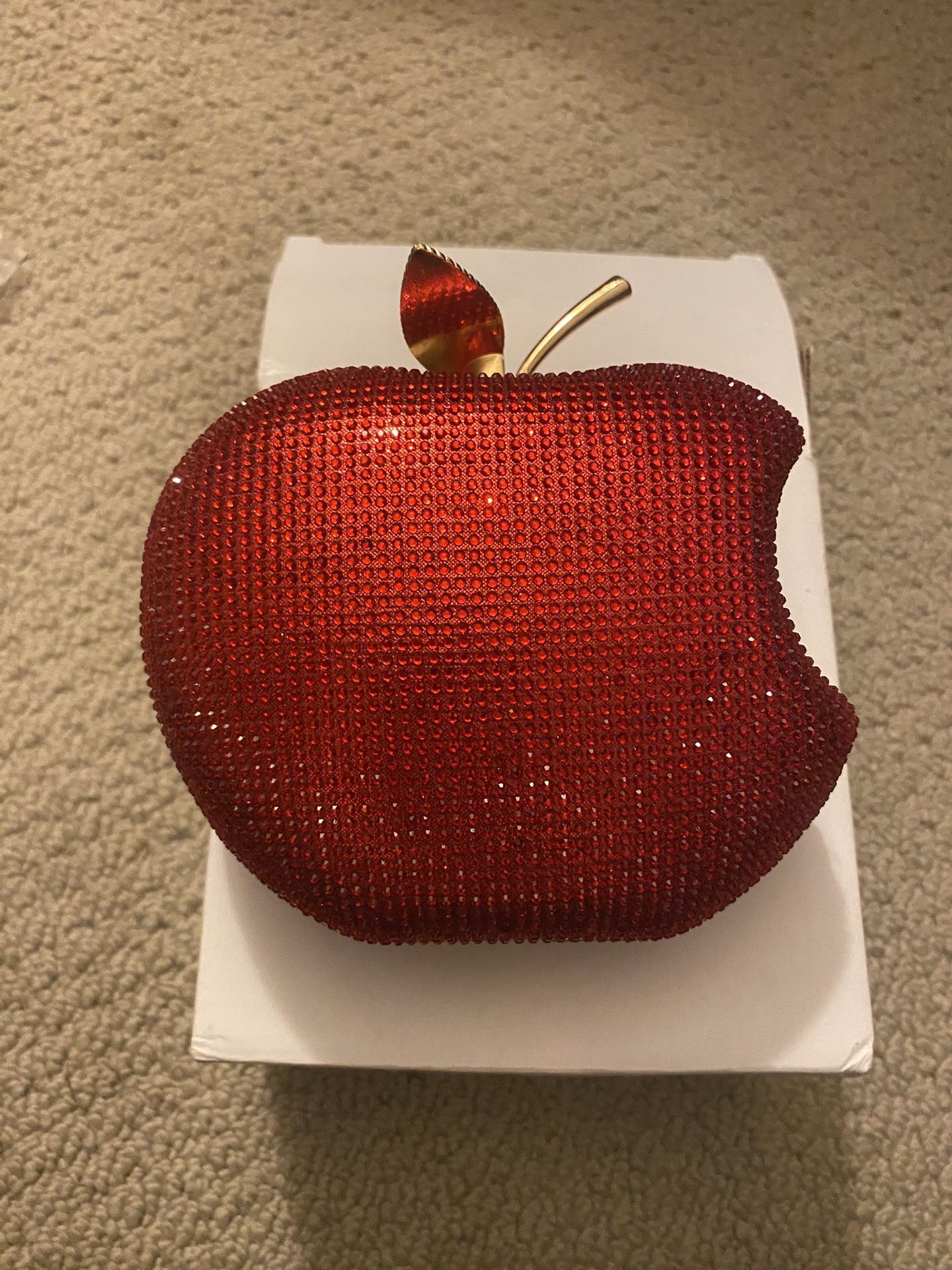 New Rhinestone Apple Purse