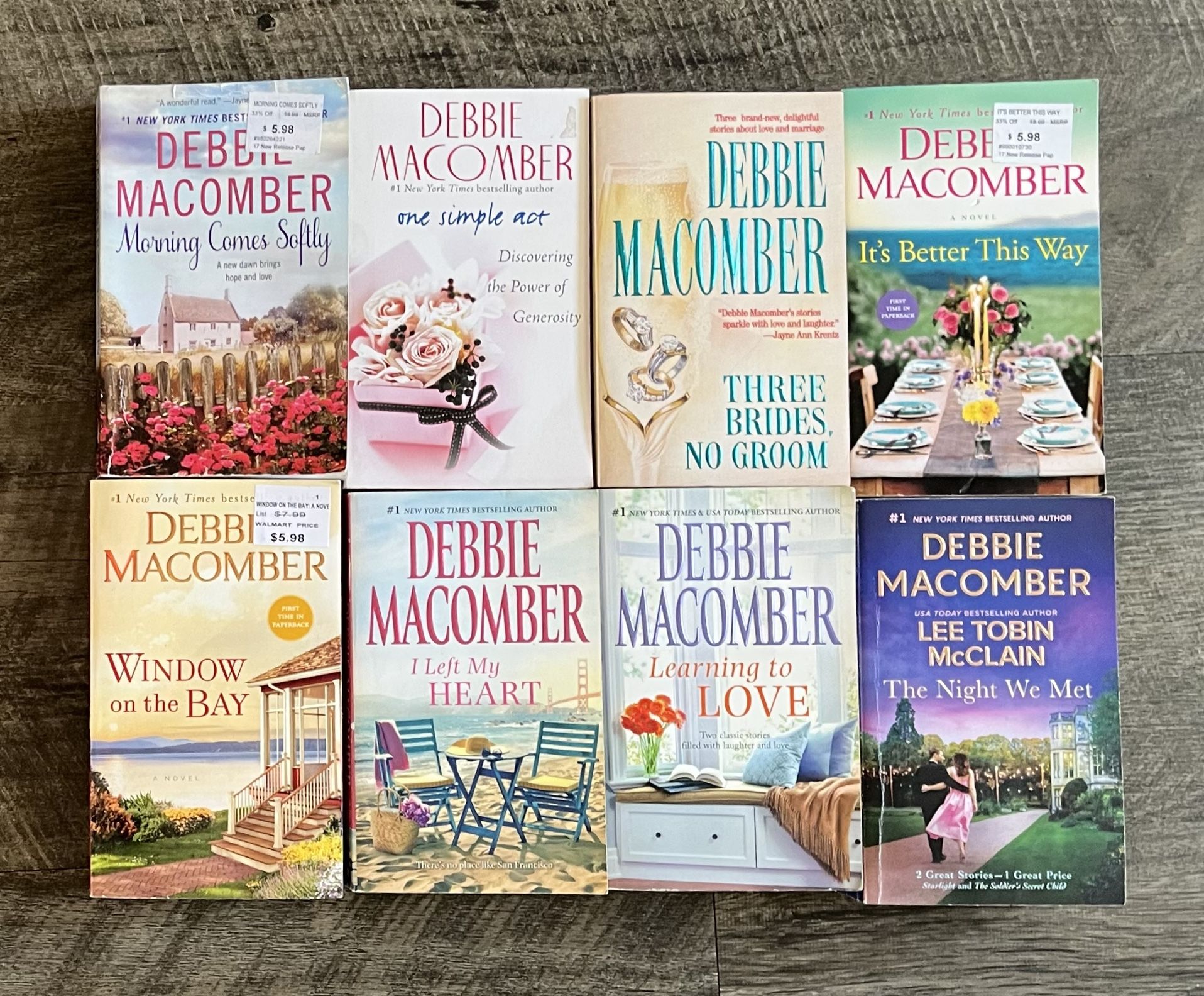 Debbie Macomber, 8 Paperback Books/11 Stories