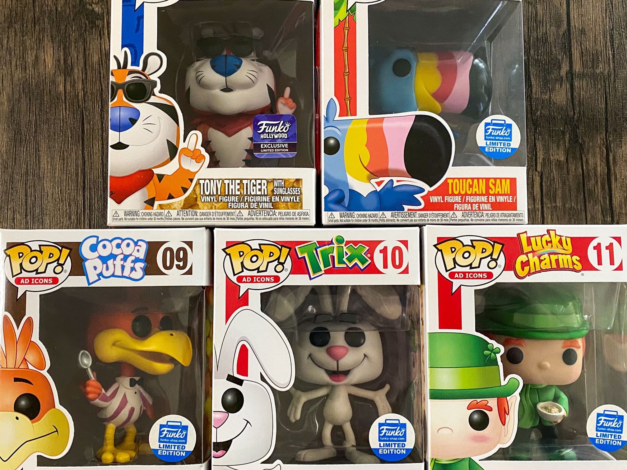 Funko Pop Cereal Ad Icons