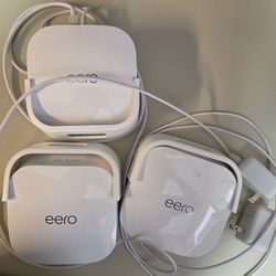 Set Of Three Eero WiFi Extenders