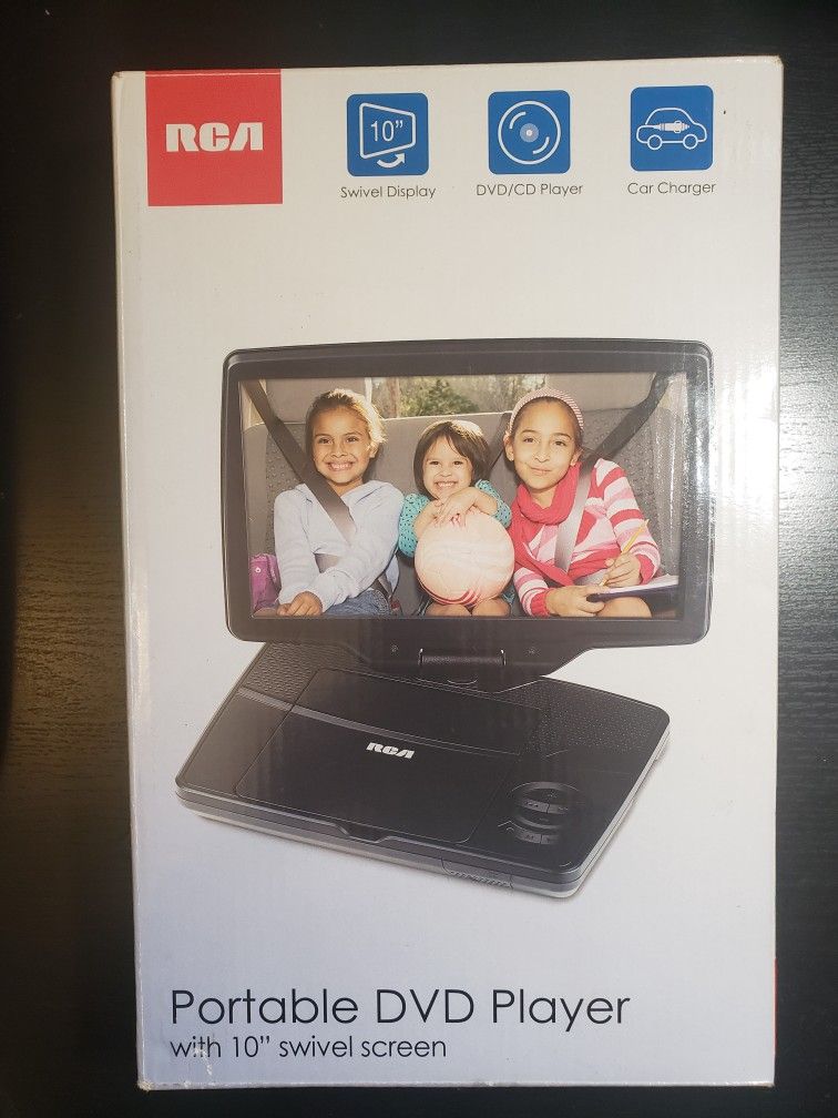 RCA Portable DVD Player 10" Swivel Screen