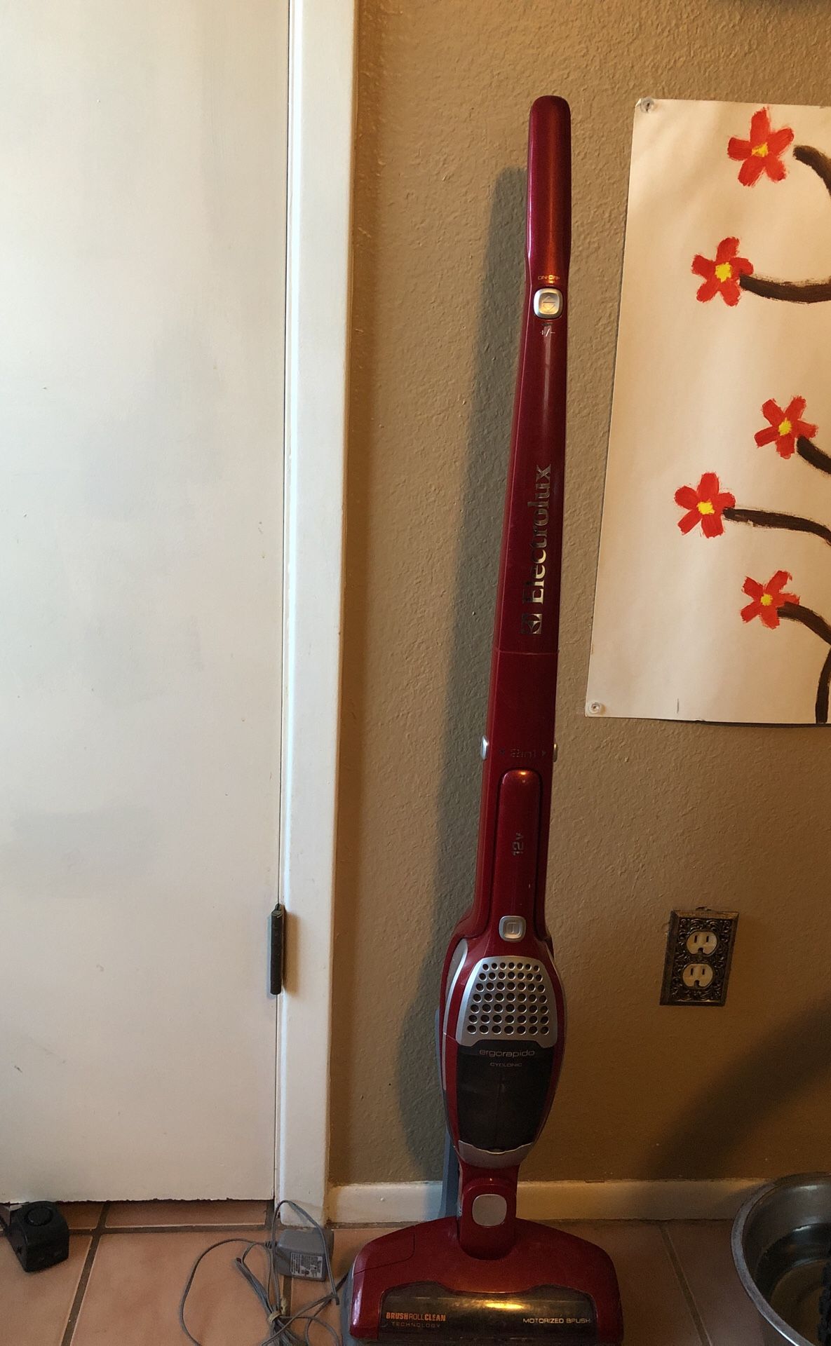 Electrolux electric broom with charging base