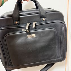 Samsonite leather travel bag