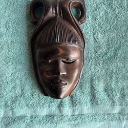 African Hand Made Wooden Mask