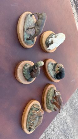 The Hamilton Collection American Wildlife Bronze Collection Lot of 6 Deaton 1(contact info removed)
