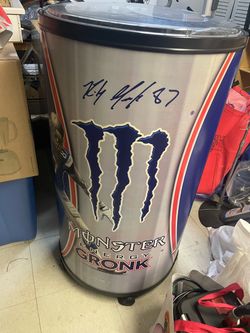 Monster Energy Drink GRONK Edition Hightop Cooler With Wheels